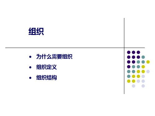 组织结构和组织文化