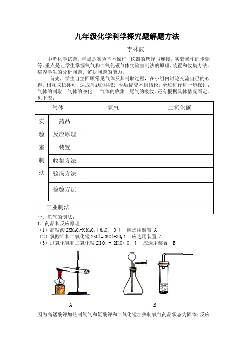 化学科学探究