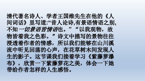 部编优质课一等奖初中语文七年级下册《紫藤萝瀑布》