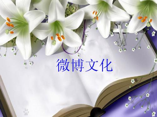 微博文化