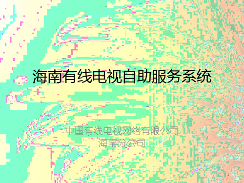 海南有线电视自助服务系统