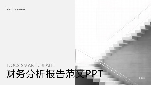 财务分析报告范文ppt