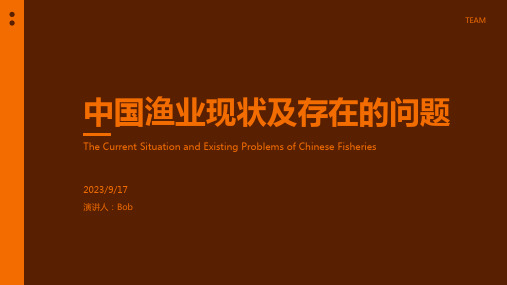 2023年当前中国渔业发展现状、存在的问题和发展对策报告模板