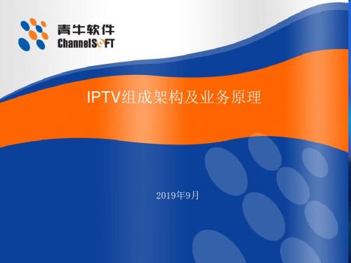 IPTV组成架构及业务原理