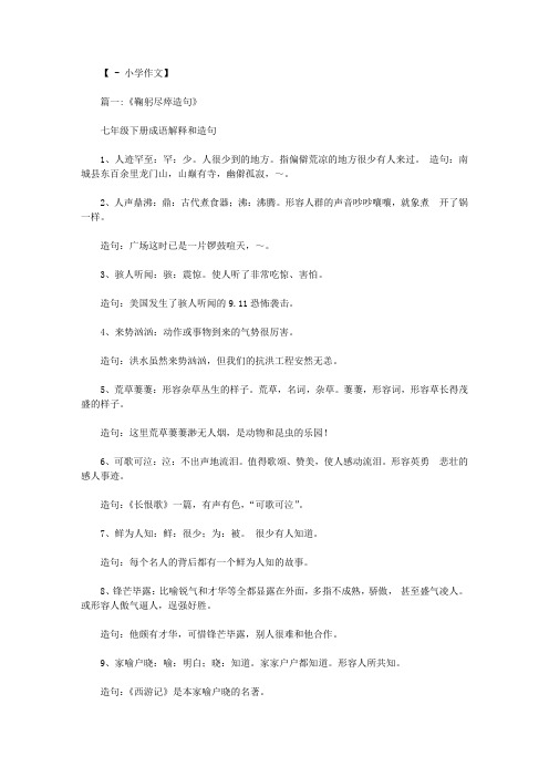 五花八门怎么造句