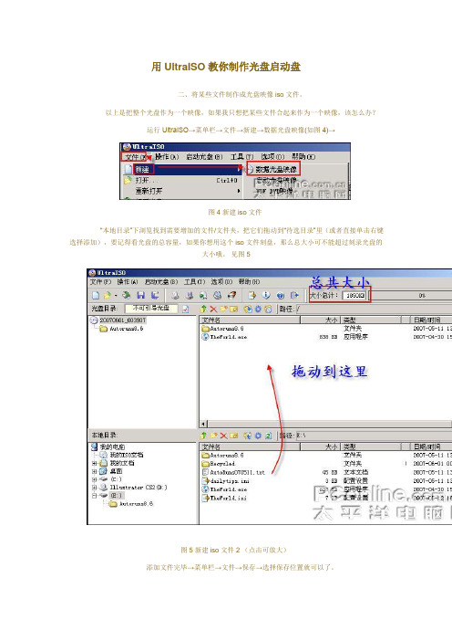 用UltraISO教你制作光盘启动盘