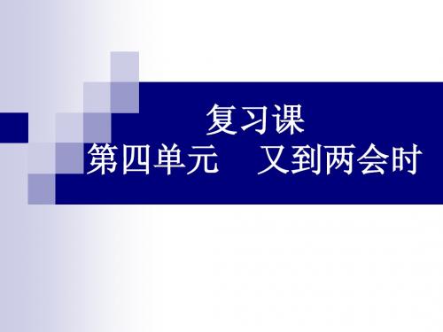 公开课课件《又到两会时》复习课件(教科版