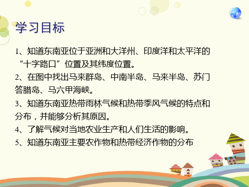 初中地理人教课标版七年级下册第七章 我们邻近的国家和地区 东南亚PPT