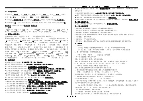 醉翁亭记知识点