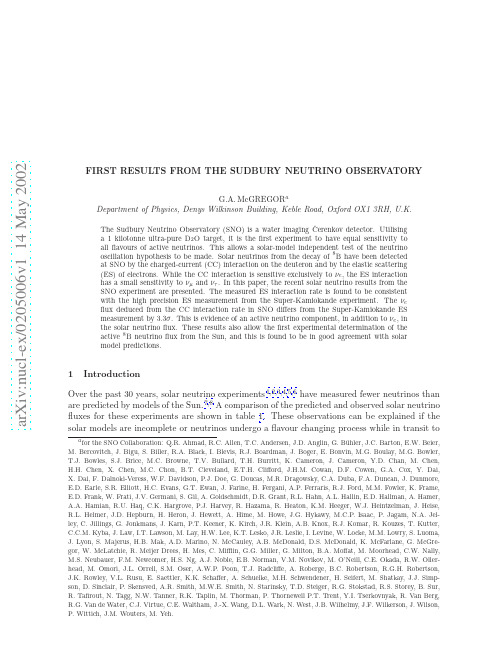 First Results from the Sudbury Neutrino Observatory