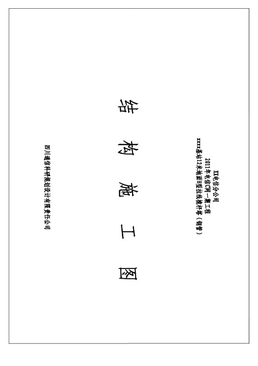 12米H杆(钢管)图纸