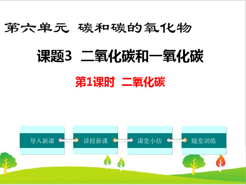 人教版初中九年级化学《二氧化碳》精品教学课件