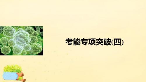 【步步高】(全国通用)2017版高考生物一轮复习 考能专项突破(四)课件 新人教版