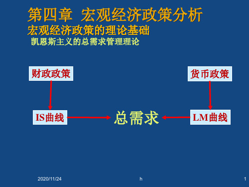 [经济学]第四章 宏观经济政策分析