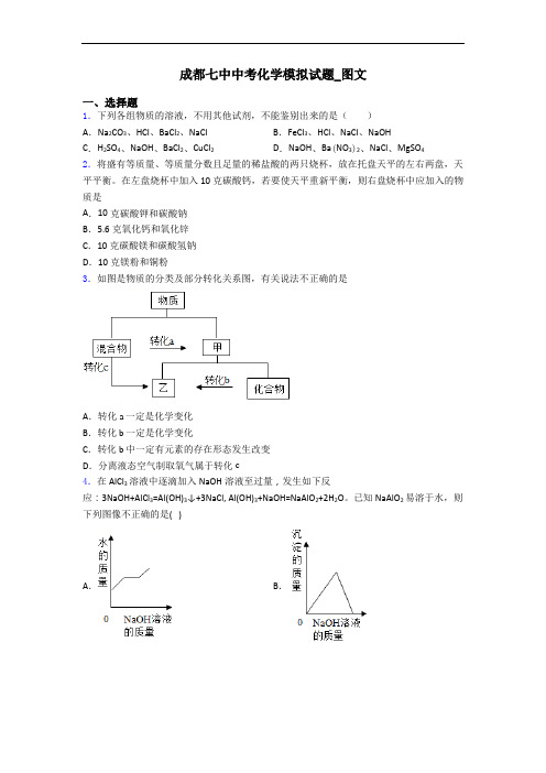 成都七中中考化学模拟试题_图文