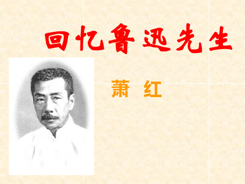 人教版(部编)七年级下册语文:3 回忆鲁迅先生(节选) (2)