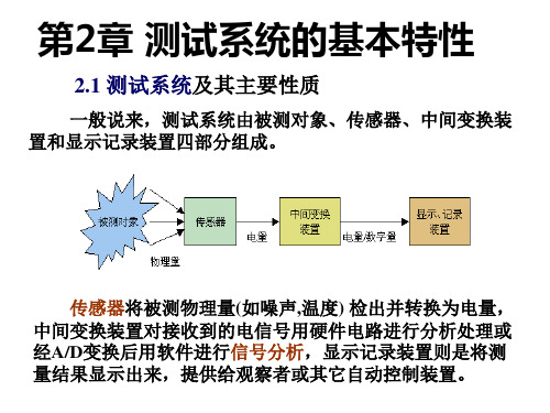 第三章测试系统的基本特性