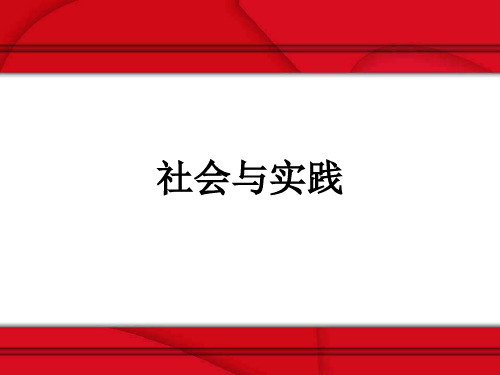 马克思主义基本原理概论课件：社会与实践