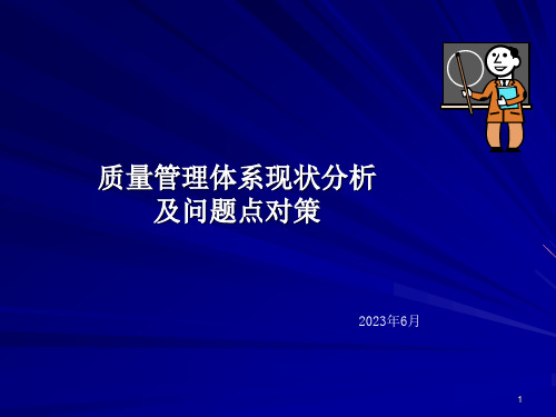 质量管理体系现状分析及问题点对策