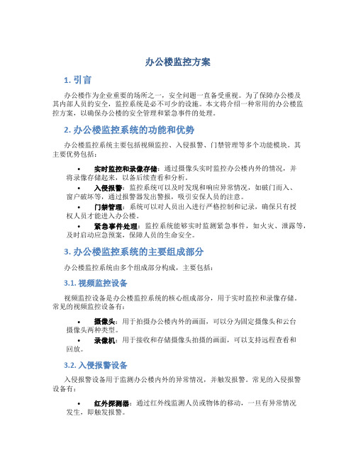 办公楼监控方案