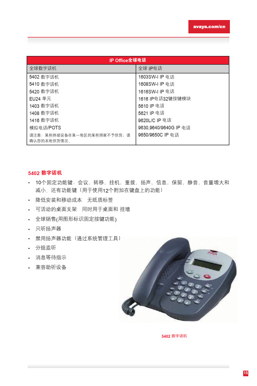 AVAYA phone