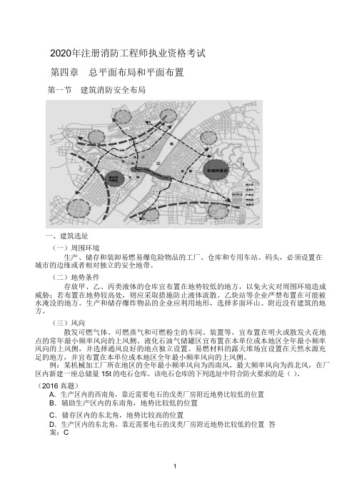 05消防安全技术实务-建筑防火-总平面布局、平面布置、防火间距