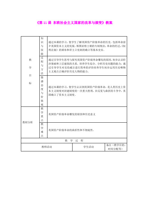 5.11东欧社会主义国家的改革与演变(人教版)1 (2)