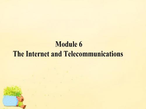 【师说】2017届高考英语一轮复习 Module1 6 The Internet and Telecommunications课件 外研版必修1