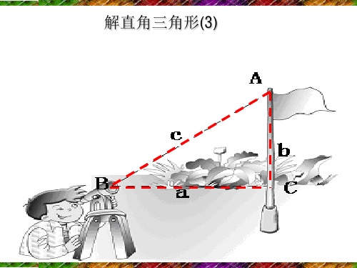 浙教版数学九下第一章1.3《解直角三角形》(第3课时)ppt课件