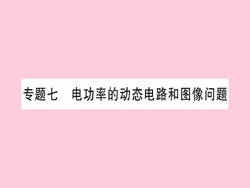 第十六章 专题七 电功率的动态电路和图像问题—2020秋沪科版九年级物理上册课件