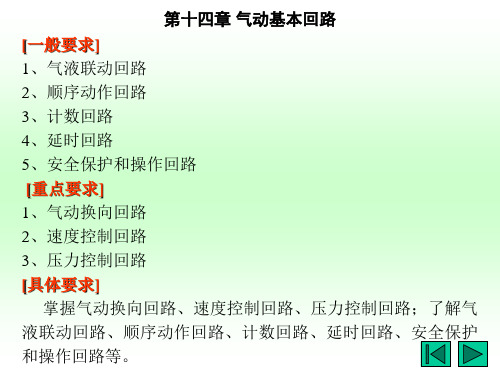 液压与气压传动14 气动基本回路