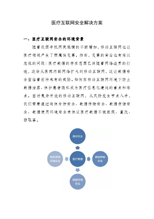 医疗互联网安全解决方案