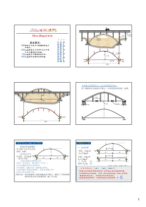 三铰拱