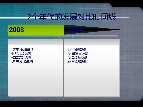 史上最全最精致的PPT时间线性流程图汇总