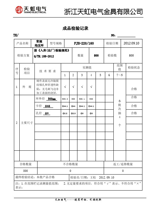 220KV常规均压环1