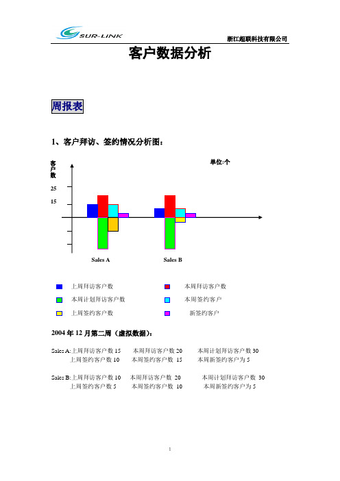 销售报表分析图