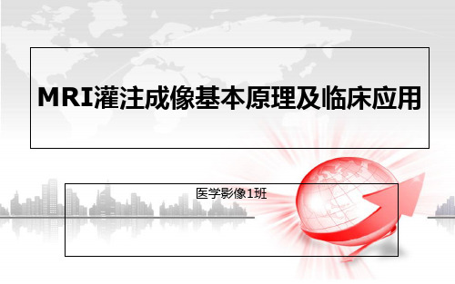 MRI灌注成像基本原理及临床应用课件-医学精品