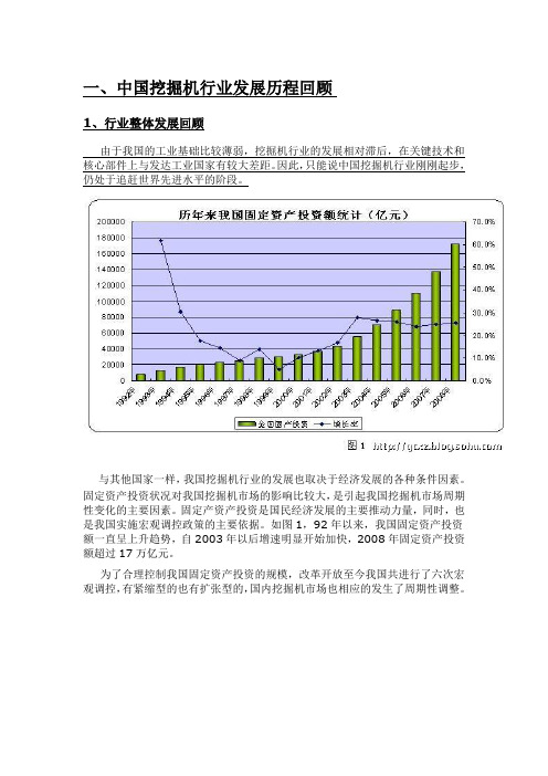 2008年中国挖掘机市场报告(精简版)