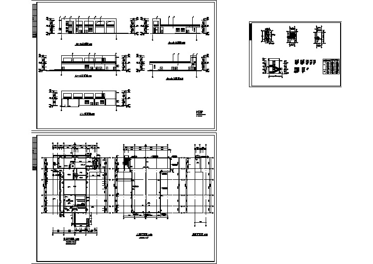 广州二层医院后勤楼建筑全套施工图