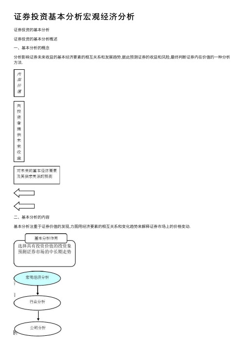 证券投资基本分析宏观经济分析