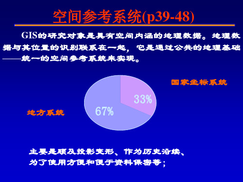 第三讲gis的空间地理坐标系统