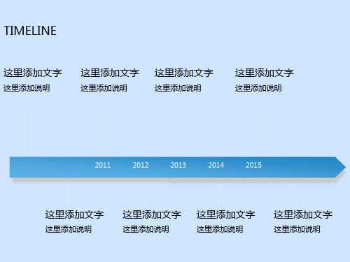 漂亮精美的(时间轴)ppt模板(值得收藏)