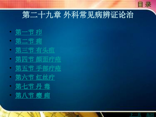 《中医学概论》电子教案 第四篇 常见病辨证论治 第二十九章