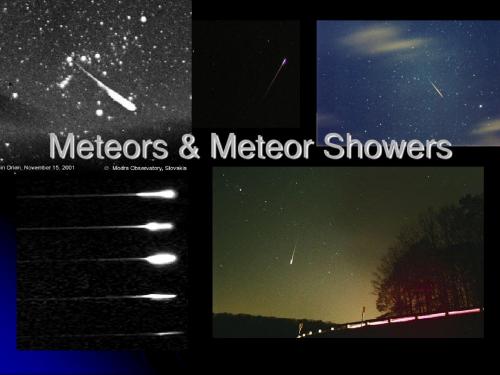 全英天文课资料  MeteorShower