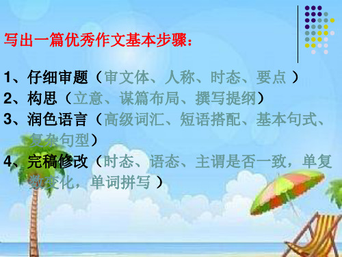 高中英语书面表达通知.ppt