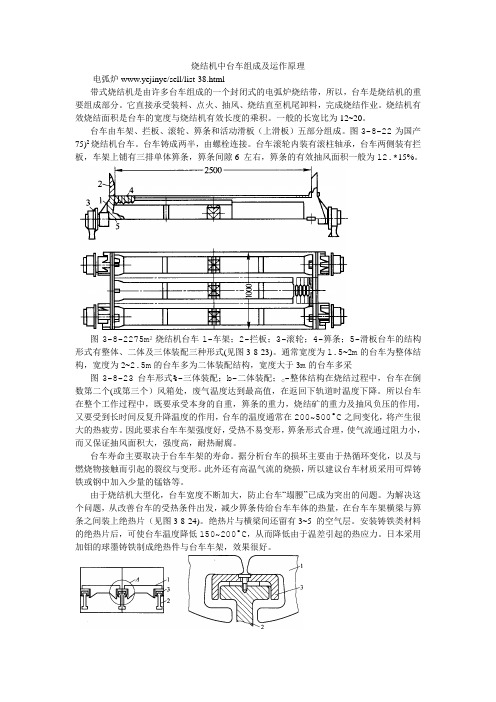 烧结机中台车组成及运作原理