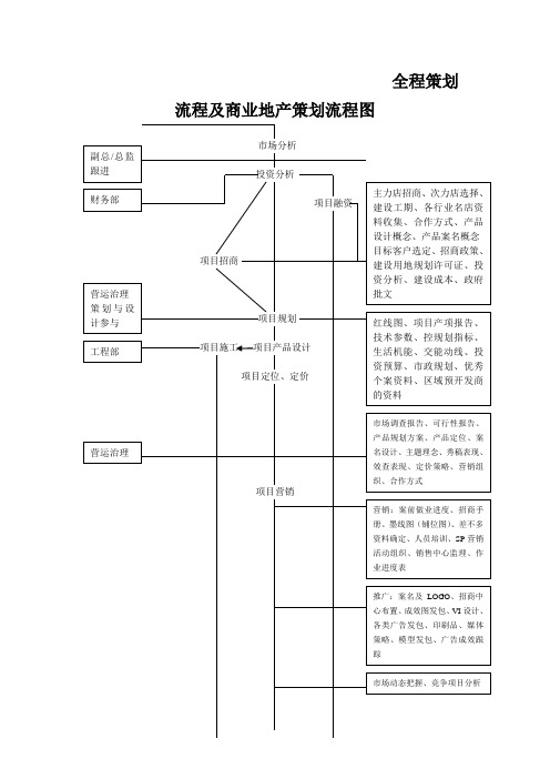 全程策划流程及商业地产策划流程图