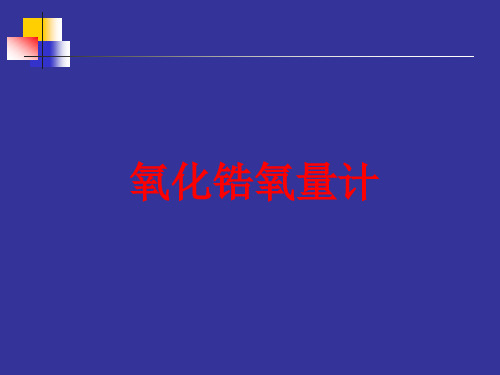 氧化锆氧量分析仪