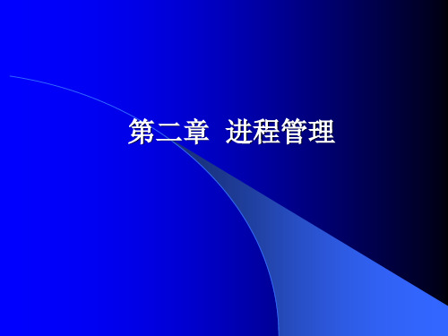 浙江工业大学操作系统第二章进程管理