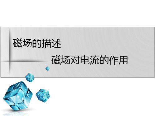 2022年高三总复习物理课件 磁场的描述 磁场对电流的作用